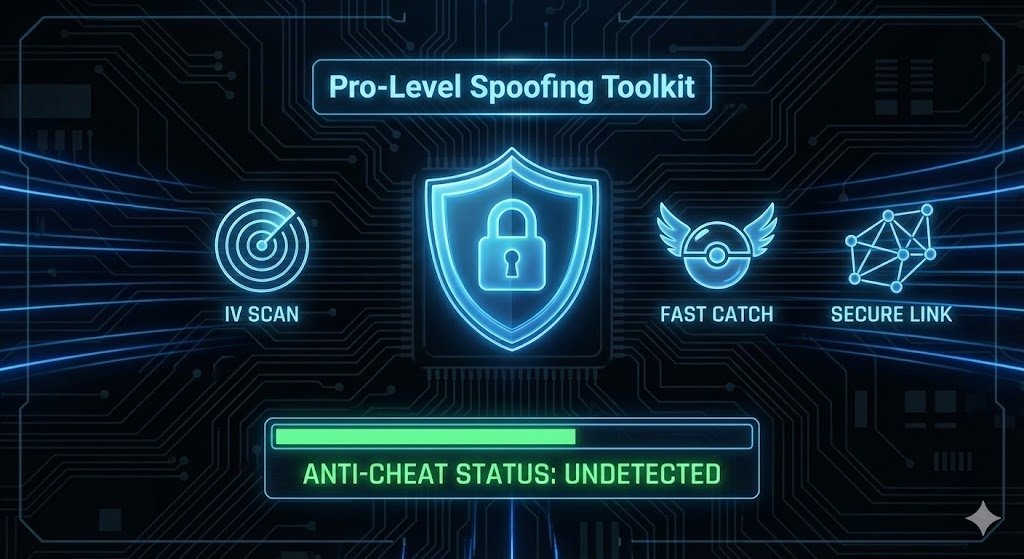Elite rooted Pokémon GO spoofing apps toolkit dashboard