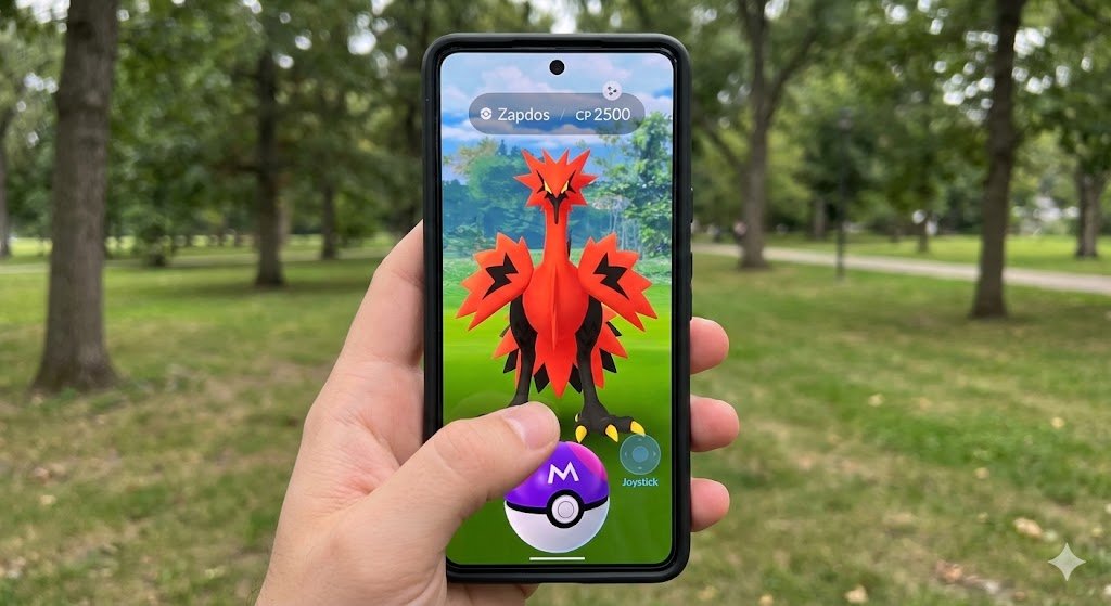 Catch Rare Pokemon Galarian Zapdos using Safe Spoofing Android