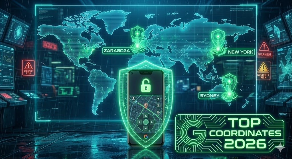 top spoofing coordinates 2026