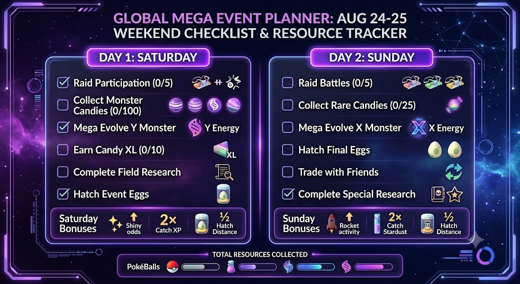 Mega Mewtwo Energy and Mewtwo candy checklist for Pokemon GO Fest 2026