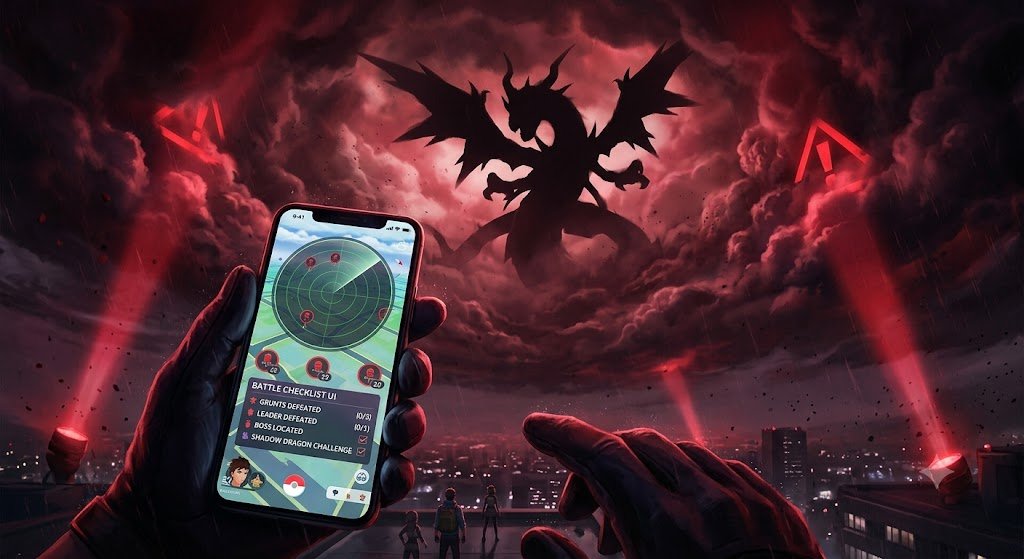 Flying Taxi Taken Over Shadow Reshiram and Team GO Rocket preparation